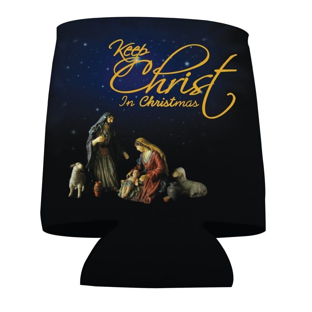 Religious Christmas Can Cooler Set of 6 - FREE SHIPPING