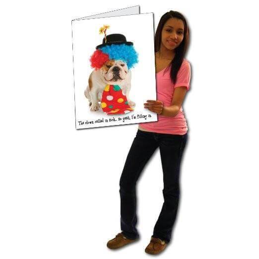 18"x24" BIG Birthday Cards, Set of 6 Funny Cards, 2 Each of 3 Designs,