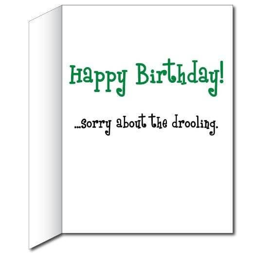 3' Stock Design Giant Birthday Greeting Card - Funny Clown Dog