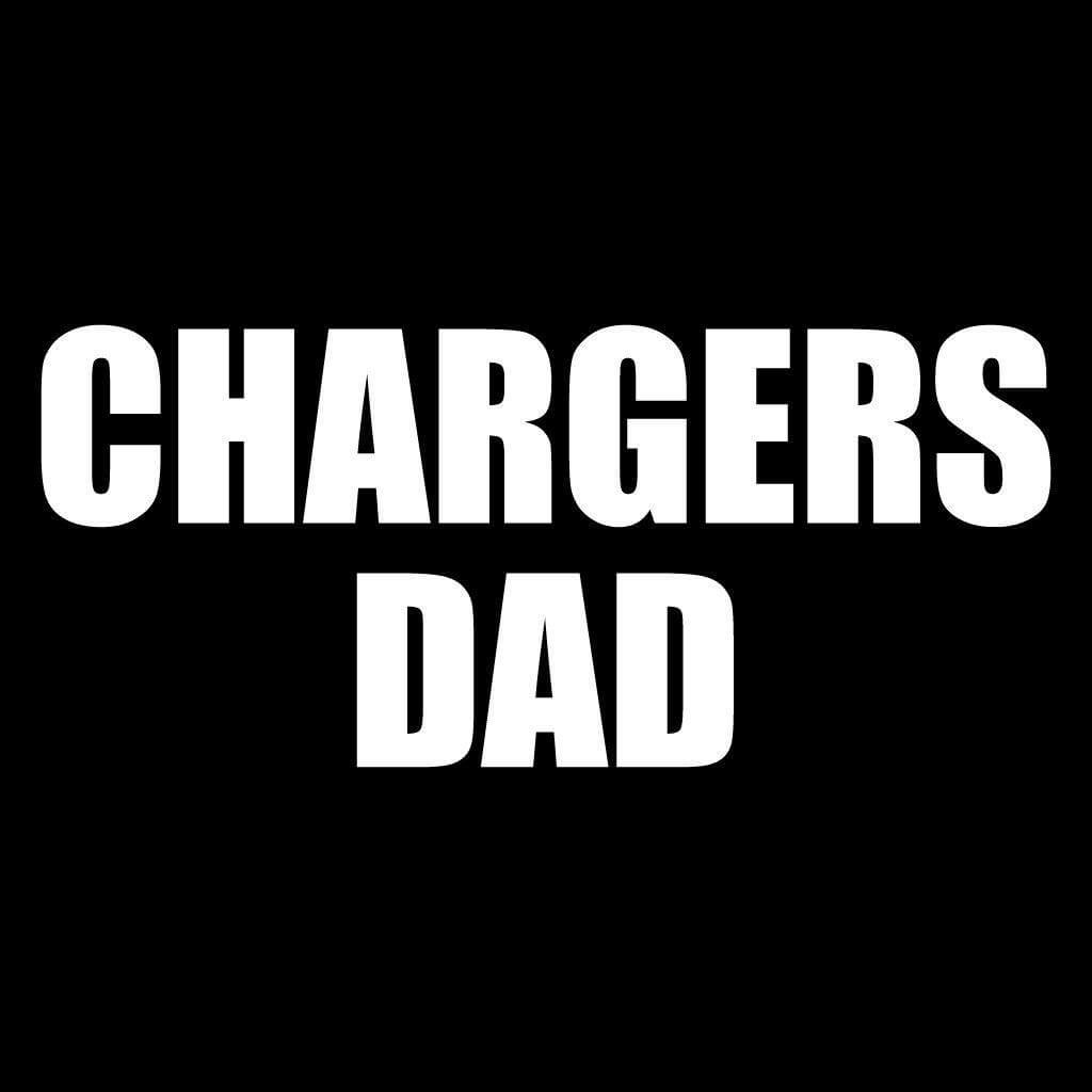 Chargers Dad Black Folding Camping Chair