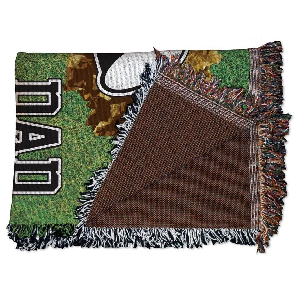 Cheerleader Dad Woven Blanket