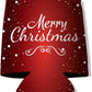 Christmas Can Coolers "Merry Christmas Red Snowfall" | Set of 6