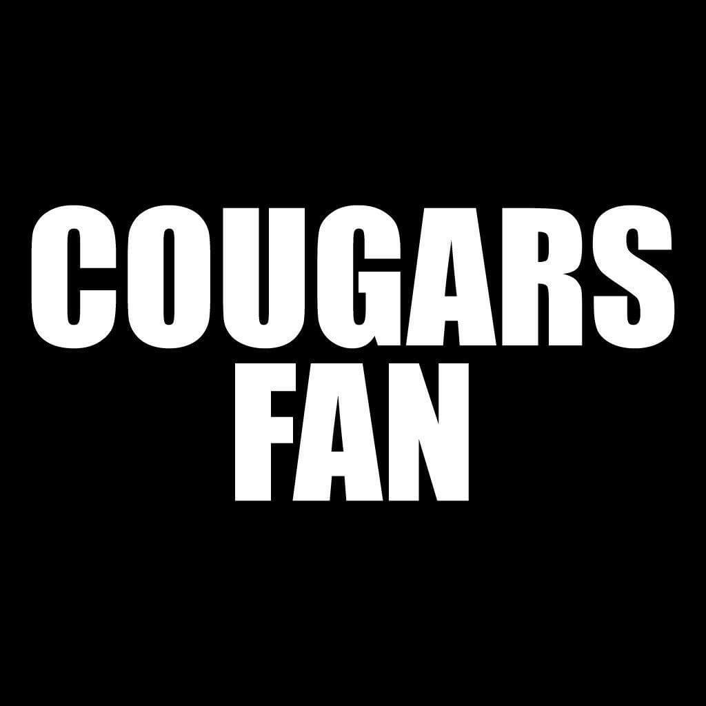 Cougars Fan Black Folding Camping Chair with Carry Bag