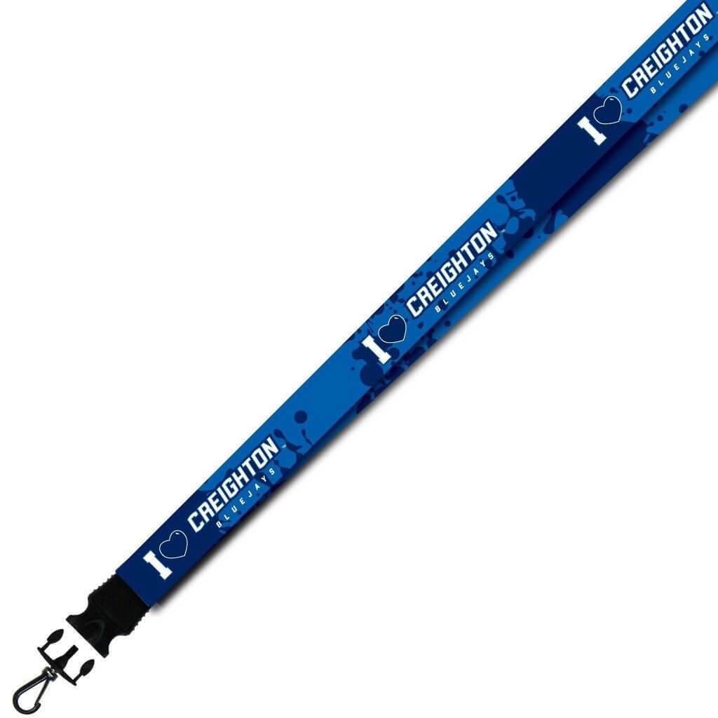 Creighton University - Lanyard - Paint Splatter Design