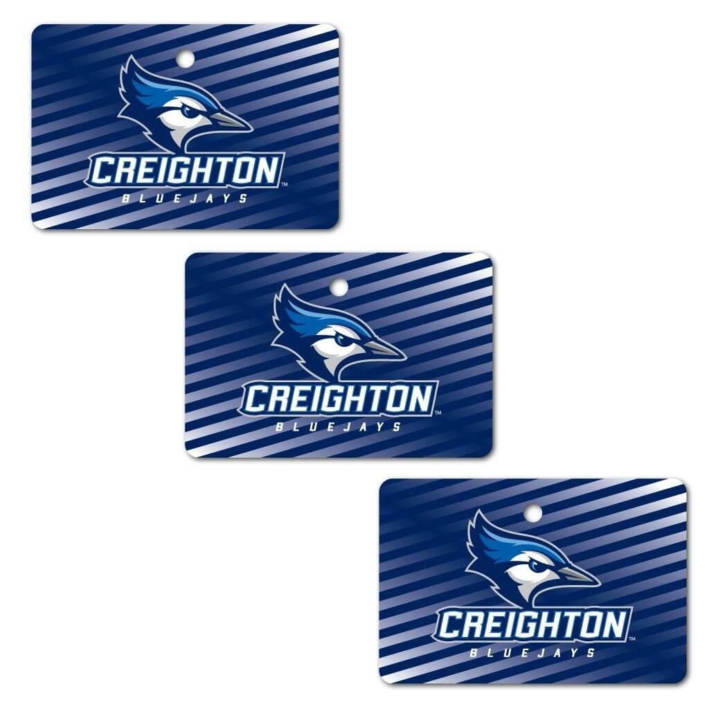 Creighton University Ornament - Set of 3 Rectangle Shapes - FREE SHIPPING