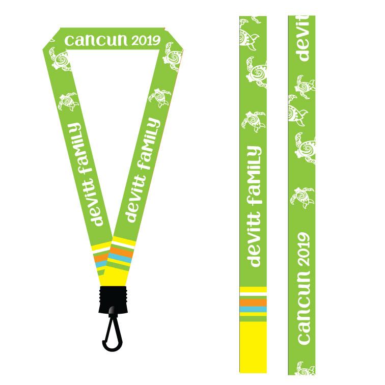 Custom Cruise Vacation Lanyards