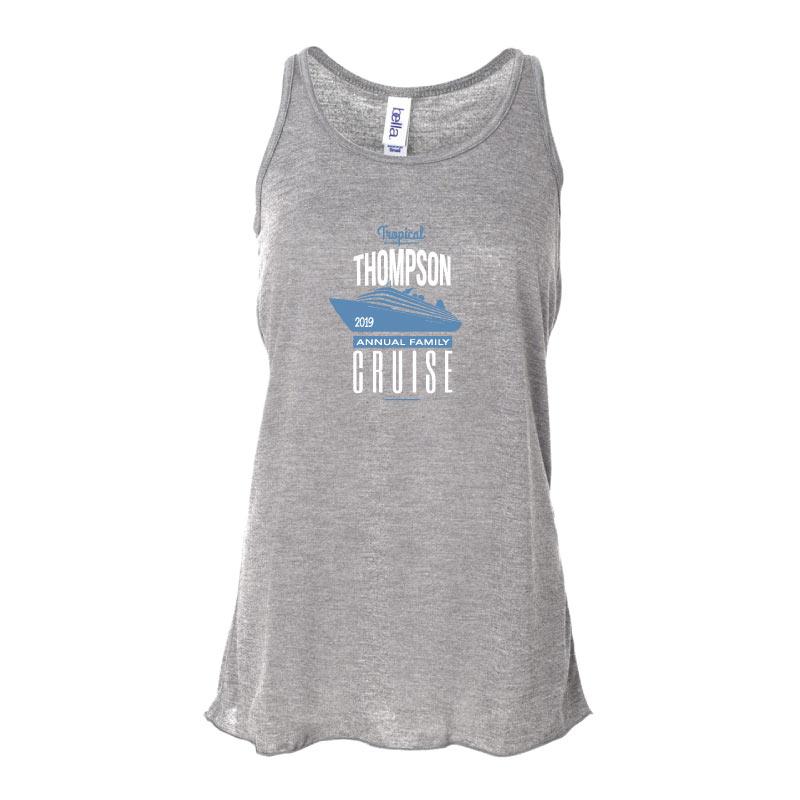 Personalized Cruise Vacation Ladies Tank Tops