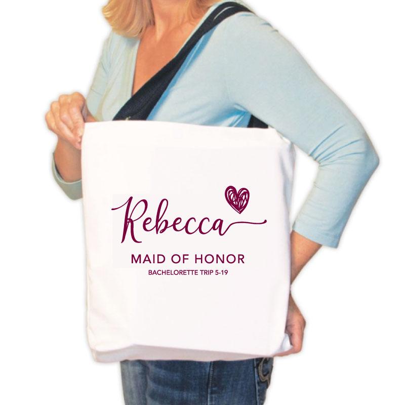 Personalized Cruise Vacation Canvas Tote Bag