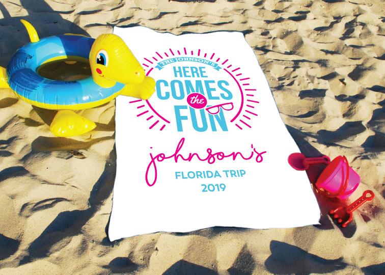 Personalized Cruise Beach Towels