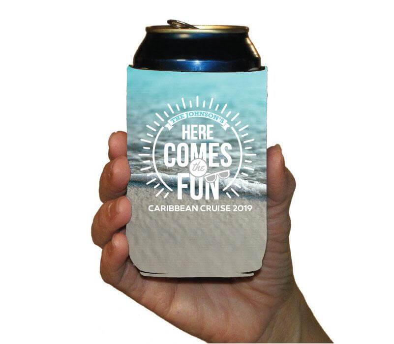 Personalized Cruise Can Koozie - Cooler