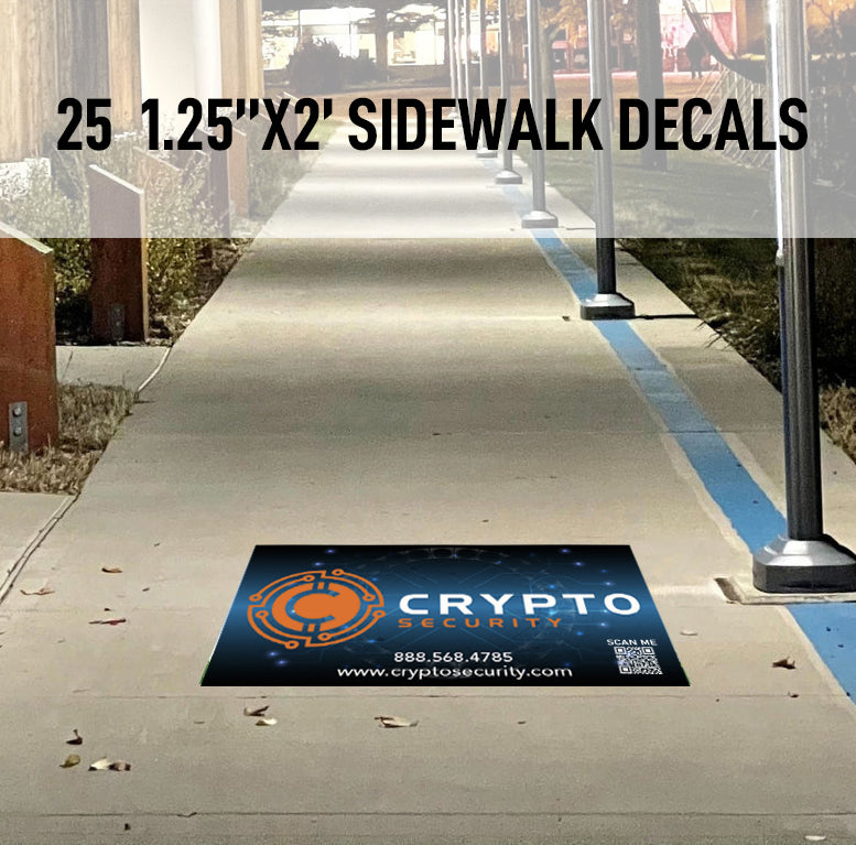 Guerrilla Crypto Startup Marketing Decal