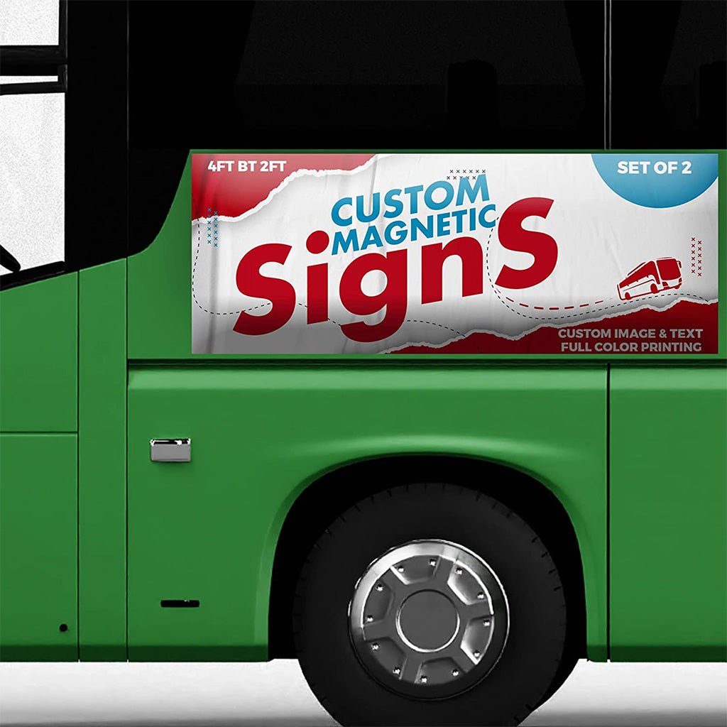 Custom Bus Magnet (2-Pack) 2x4 Ft  VictoryStore –