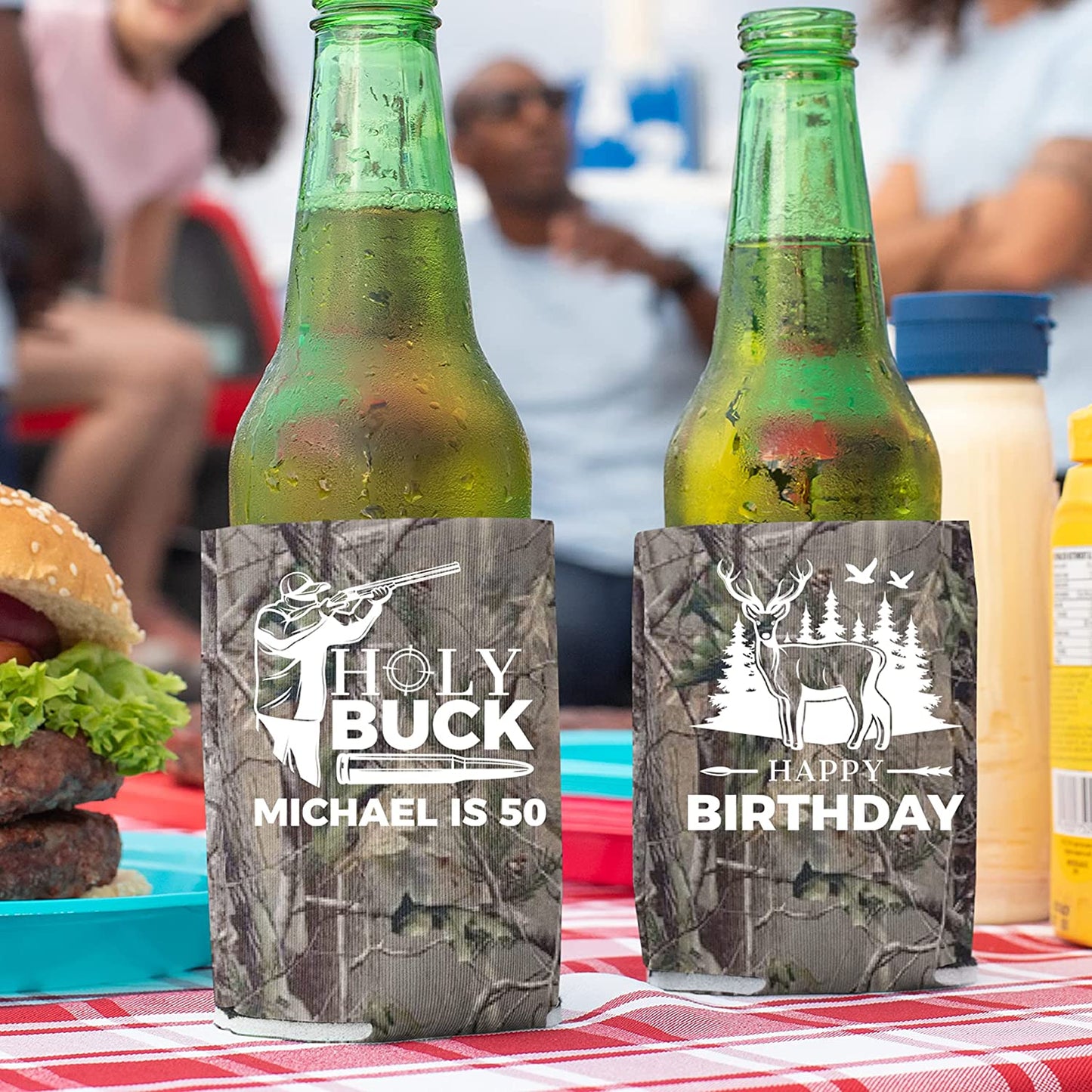 Custom Holy Buck Birthday Can Cooler