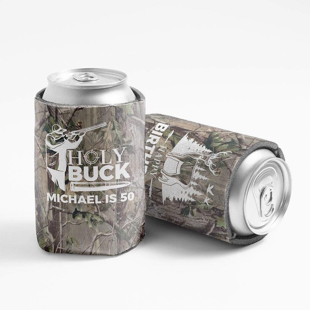 Custom Holy Buck Birthday Can Cooler