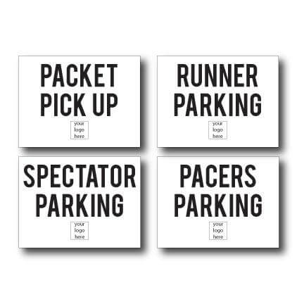 Custom Marathon Yard Sign Package