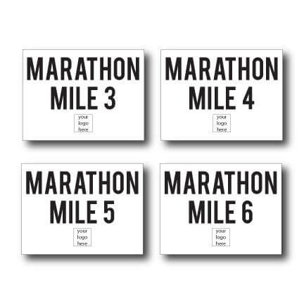 Custom Marathon Yard Sign Package