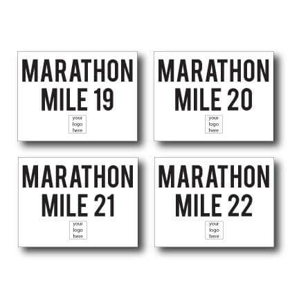 Custom Marathon Yard Sign Package