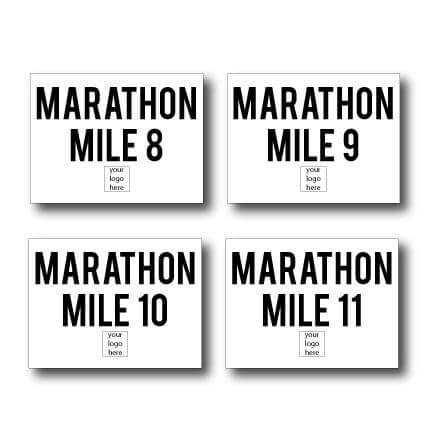 Custom Marathon Simple Yard Sign Package