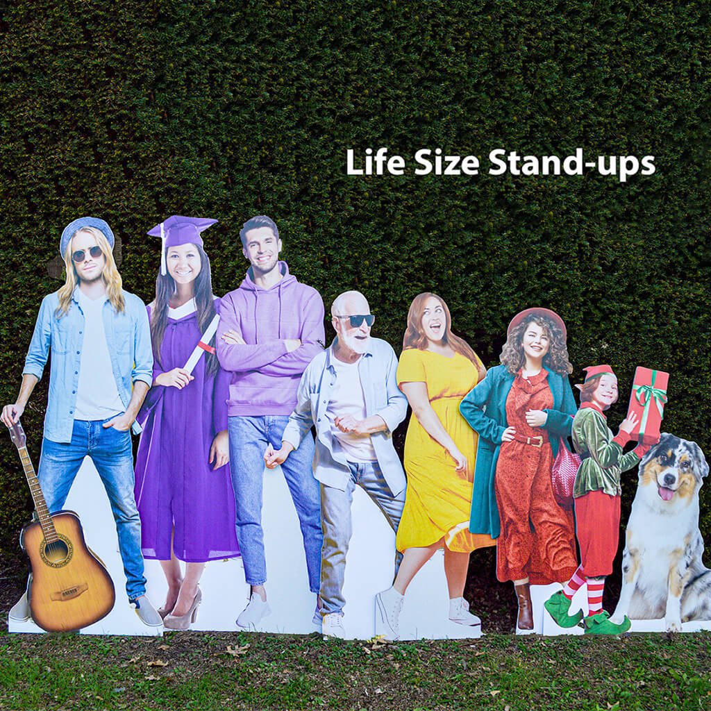 Lifesize Stand-Ins, Custom Photo Stand In Displays, Photo Cut Outs -  Creative Signs & Graphics