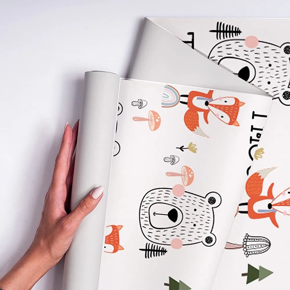 Custom Wallpaper - Woodland Theme with Personalized Name