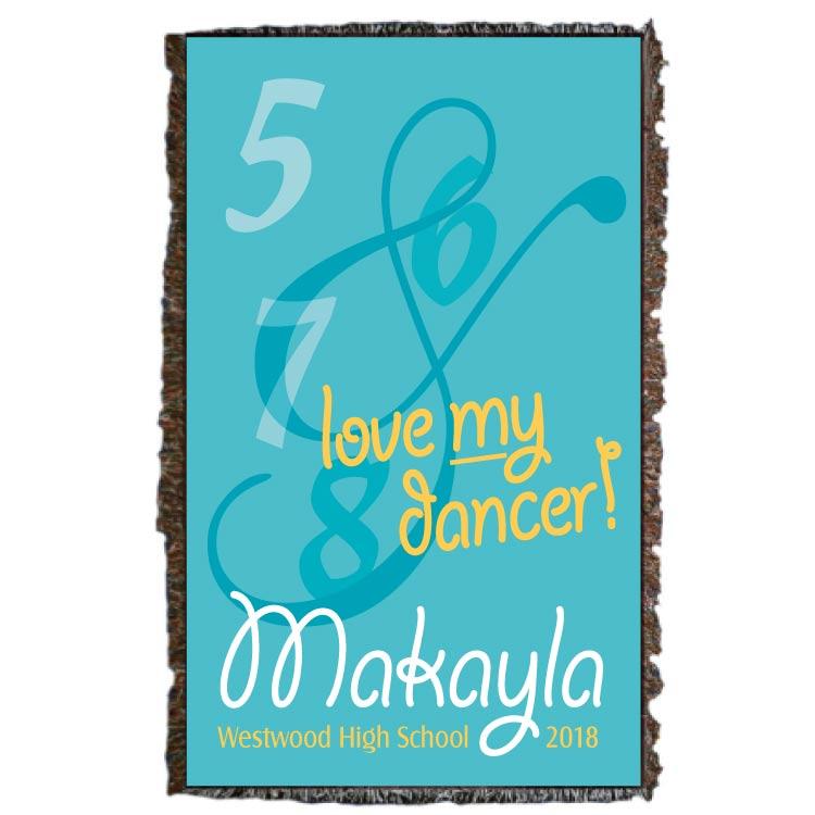 Love My Dancer Blanket