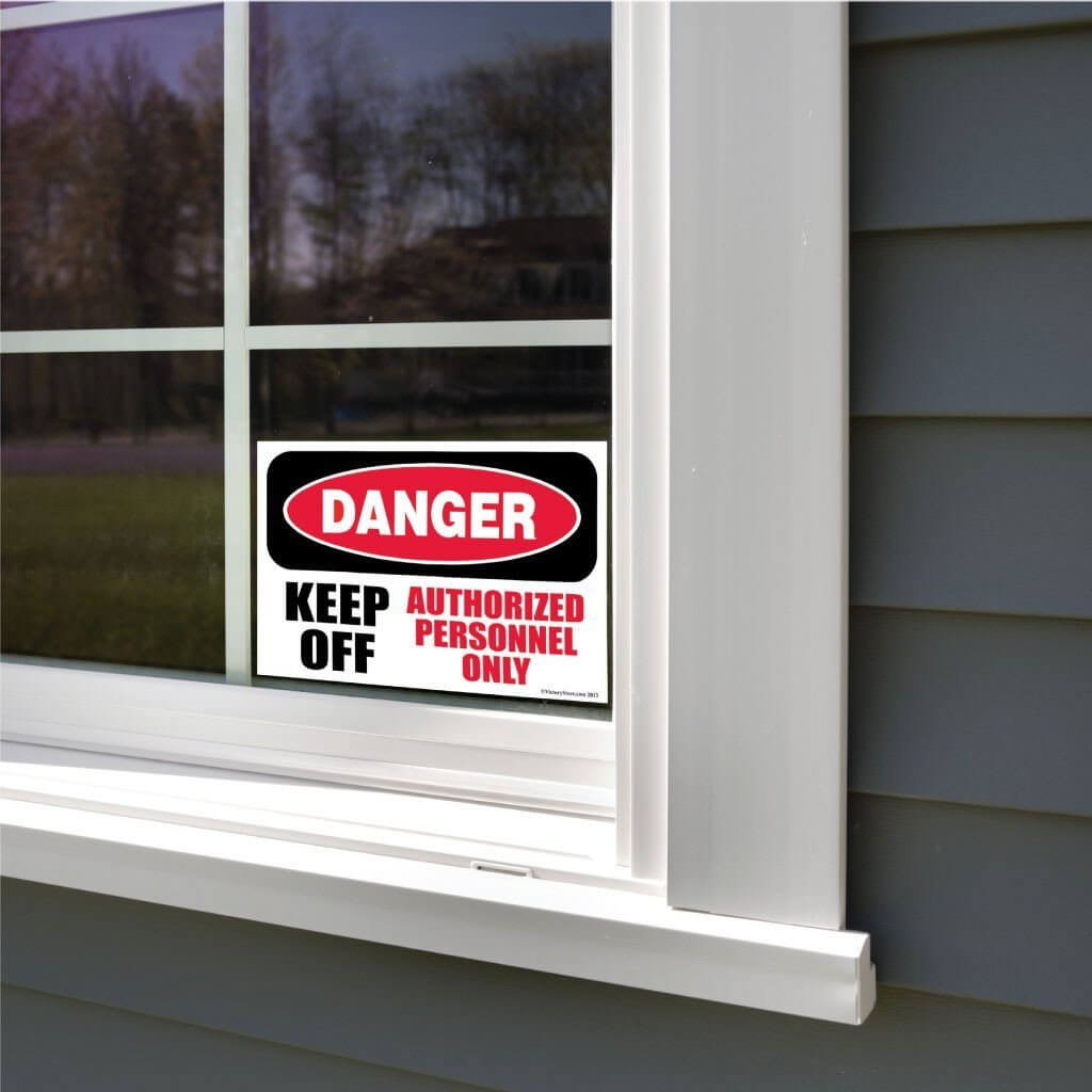 DANGER: Keep Off “ Authorized Personnel Only Sign or Sticker - #2