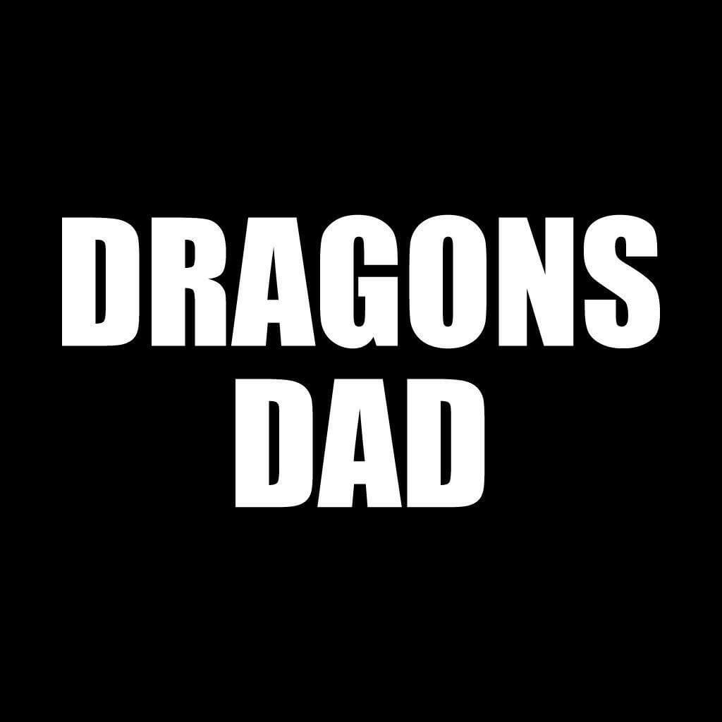 Dragons Dad Black Folding Camping Chair