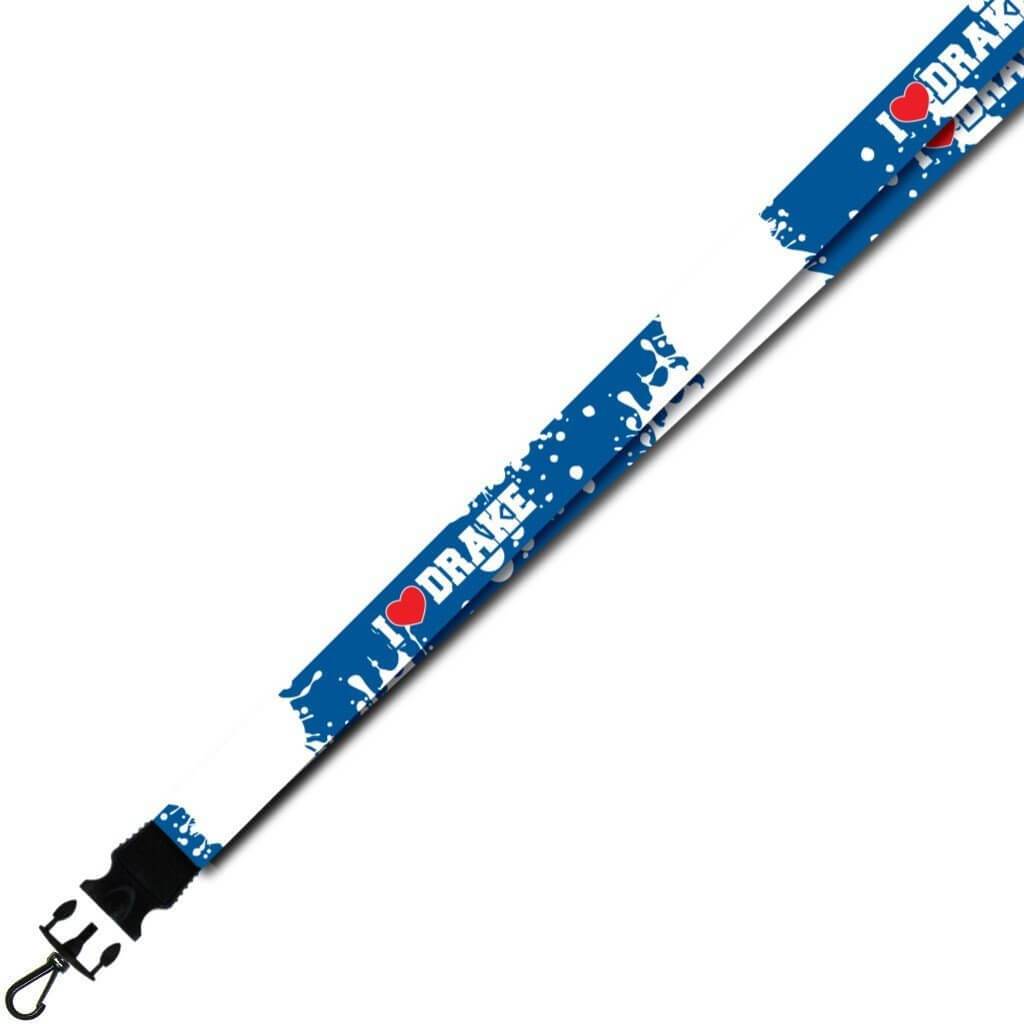 Drake University - Lanyard - Paint Splatter Design