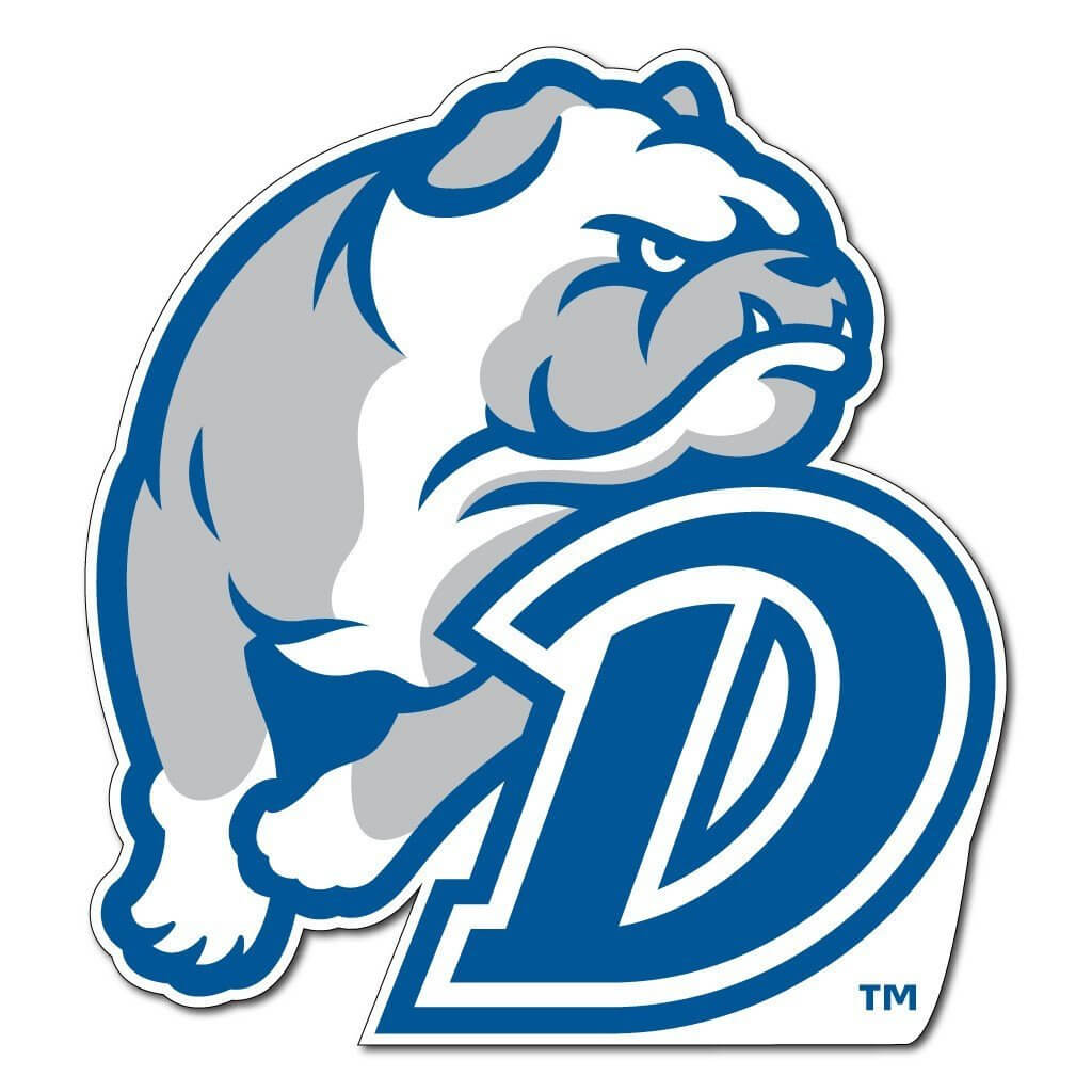 Drake “ Bulldogs Shaped Magnet