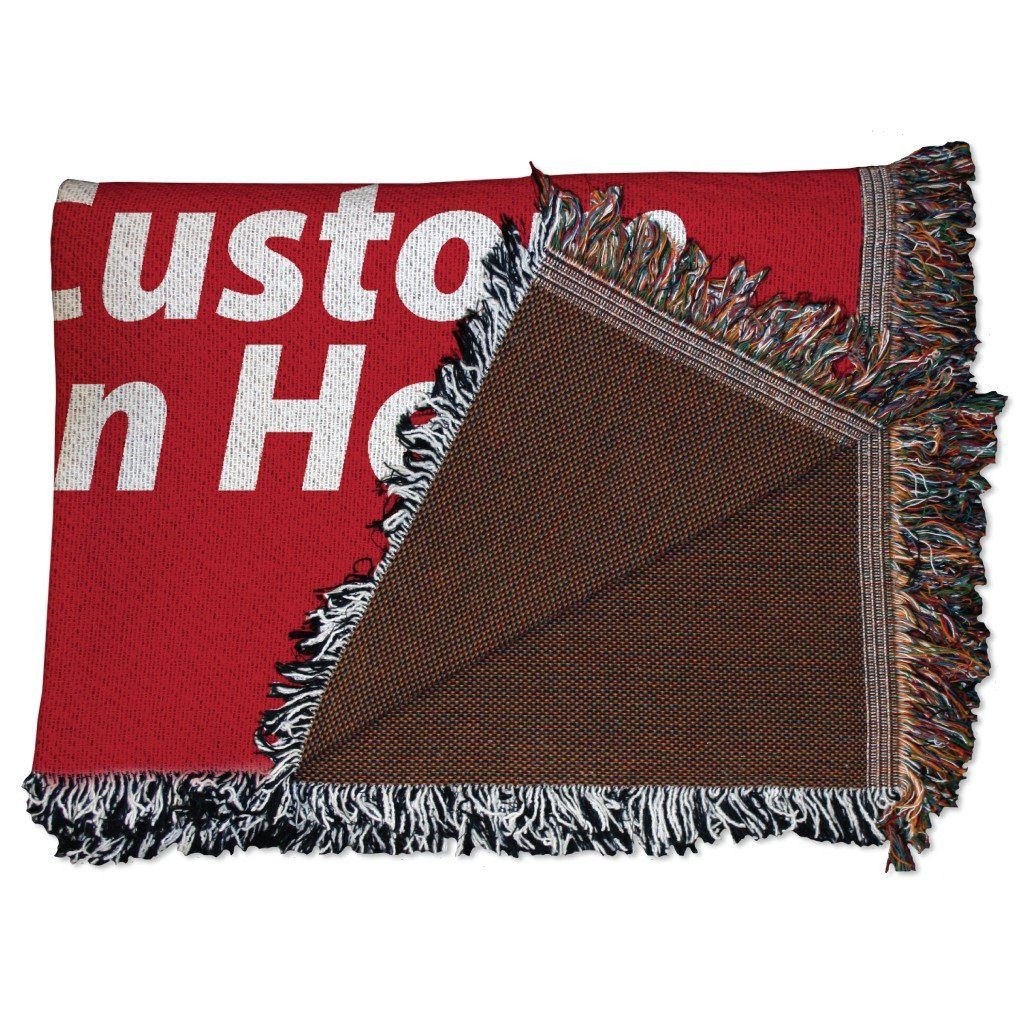 Valentine's Day Custom Woven Throw Blanket