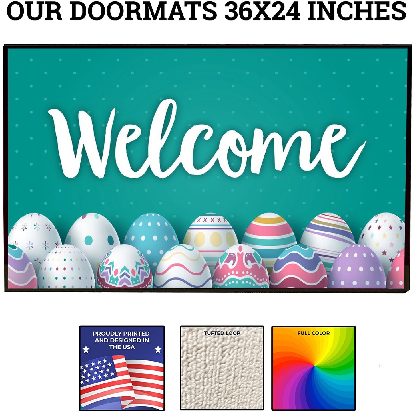 Easter Welcome Doormat (20097)