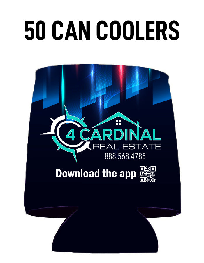 Real Estate Startup Marketing Koozie