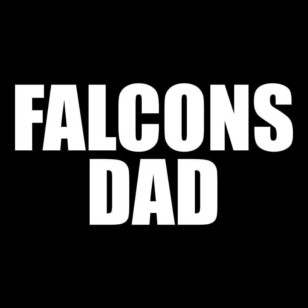 Falcons Dad Black Folding Camping Chair with Carry Bag