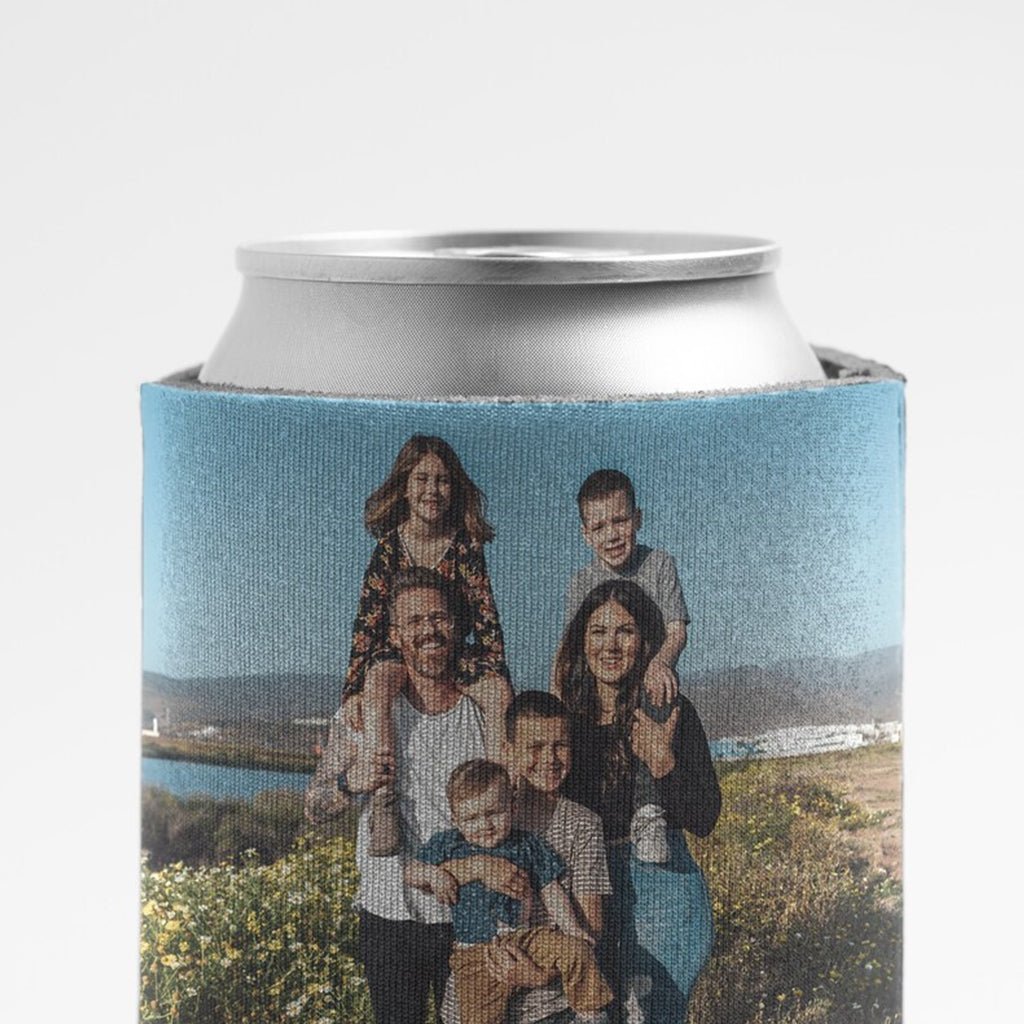 Family Photo Custom Can Coolers