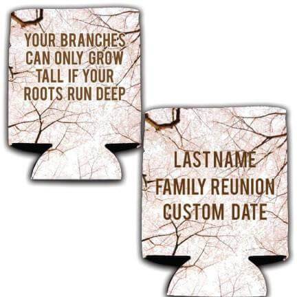 Custom Family Reunion Can Cooler- Your Branches...