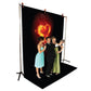 Burning Heart Vinyl Photography Backdrop - 8'x10' or 8'x14'