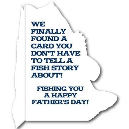Giant Father's Day Card - Fishing Theme