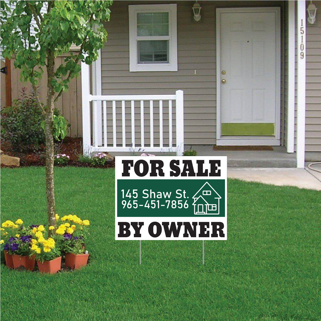 18"x24" Custom Realtor Yard Signs