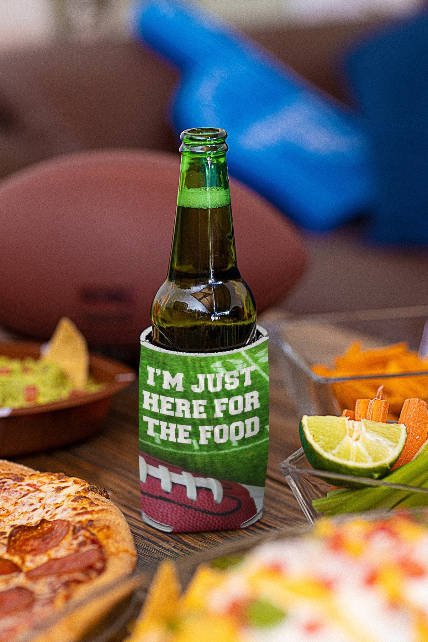 Funny Football Can Coolers Set of 6