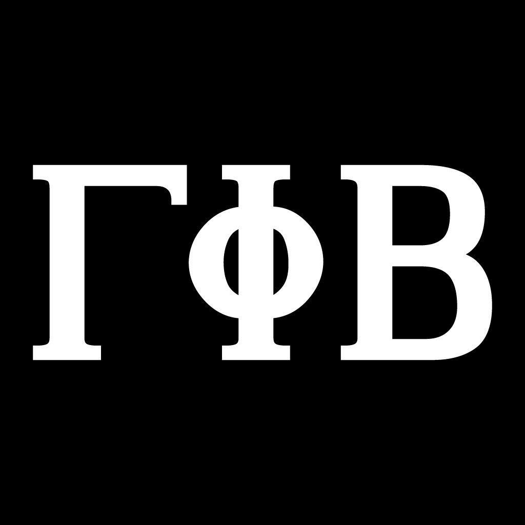 Gamma Phi Beta Black Folding Camping Chair