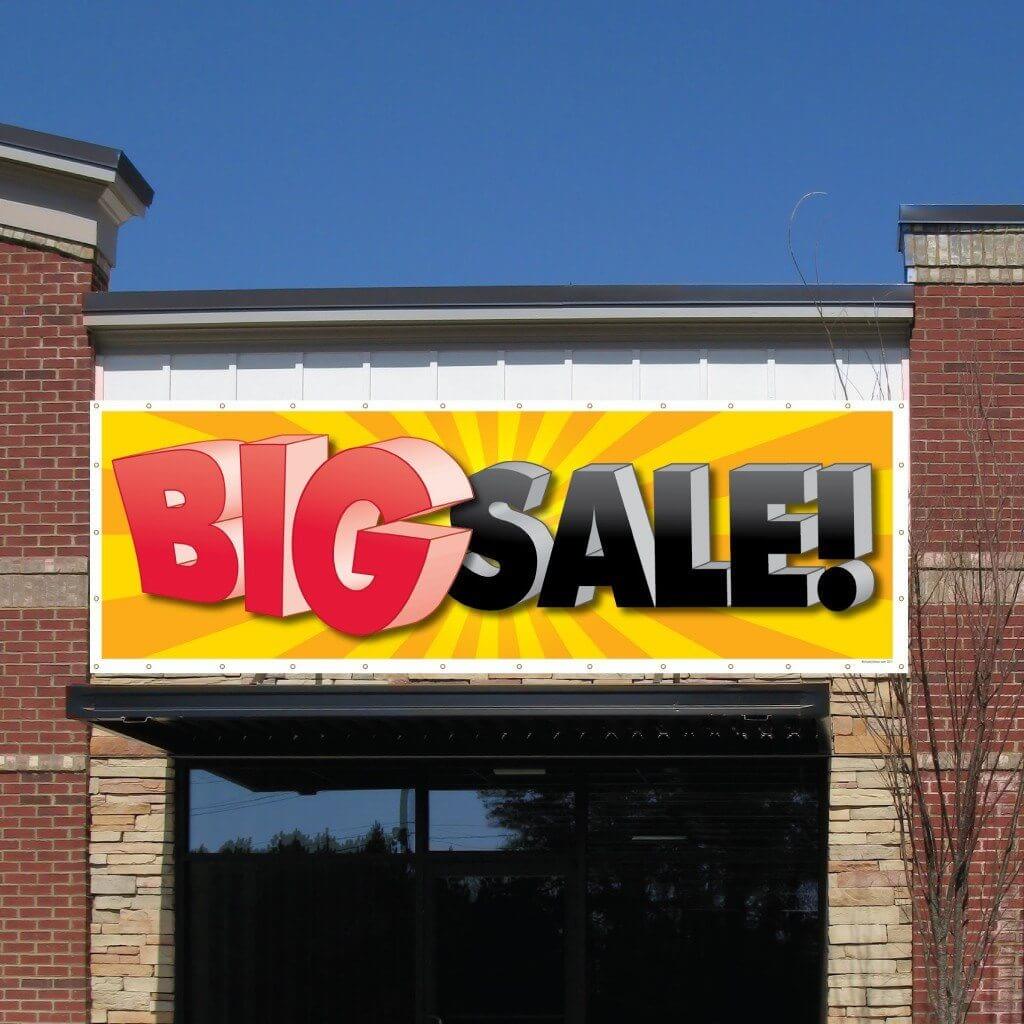 Big Sale Vinyl Banner with Grommets