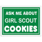 Ask Me About Girl Scout Cookies Car Door Magnet Set | FREE SHIPPING