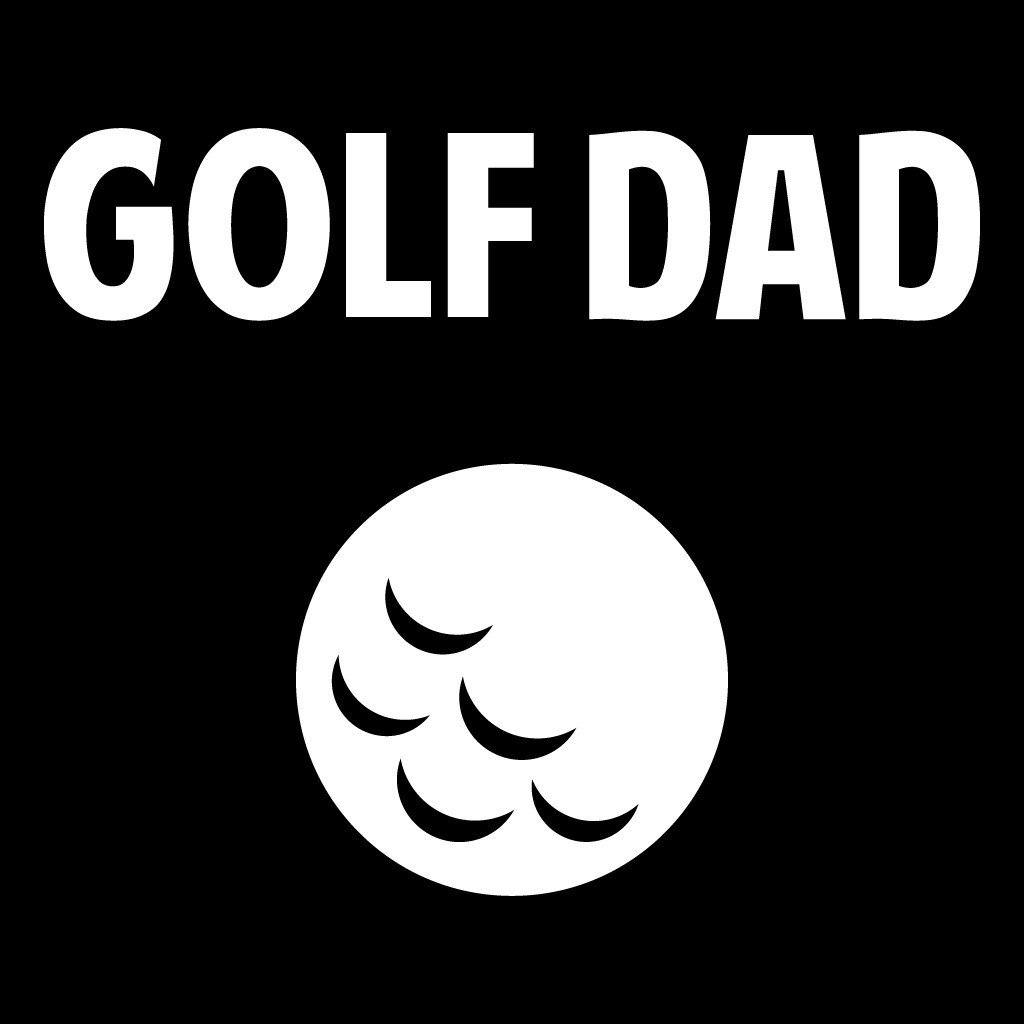 Golf Dad Black Folding Camping Chair