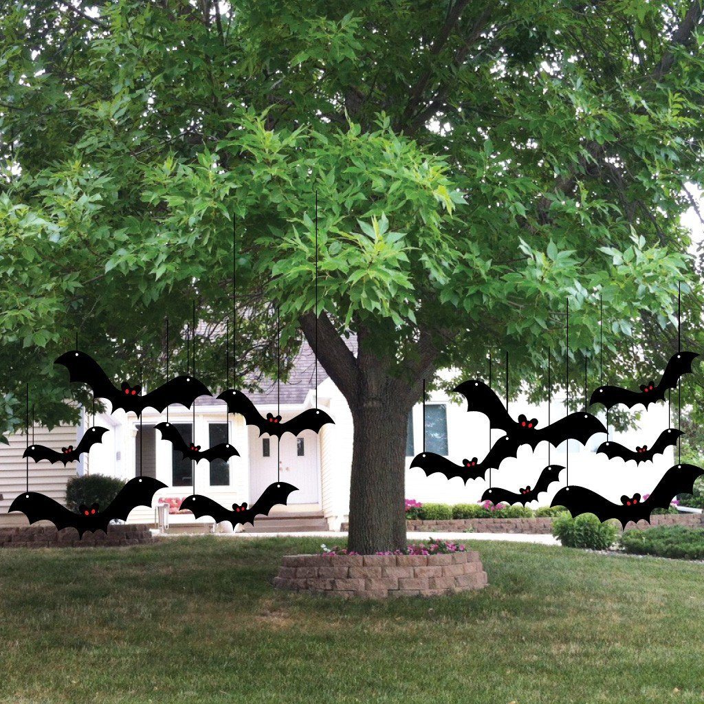 Halloween Yard Decoration Scary Hanging Bats - FREE SHIPPING
