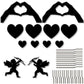 Valentine's Day Yard Decoration - Black Silhouette 'Hand Hearts' - FREE SHIPPING