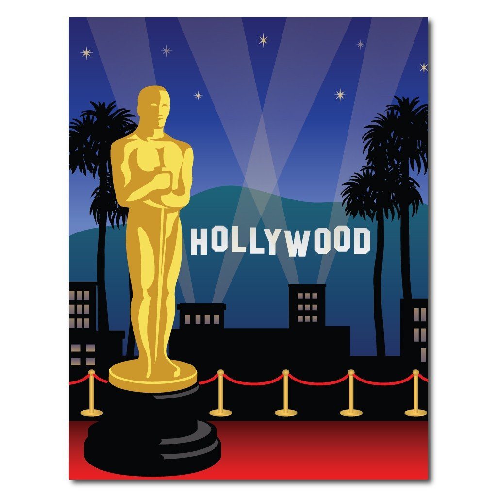 Hollywood Vinyl Photography Backdrop - 8'x10' or 8'x14'
