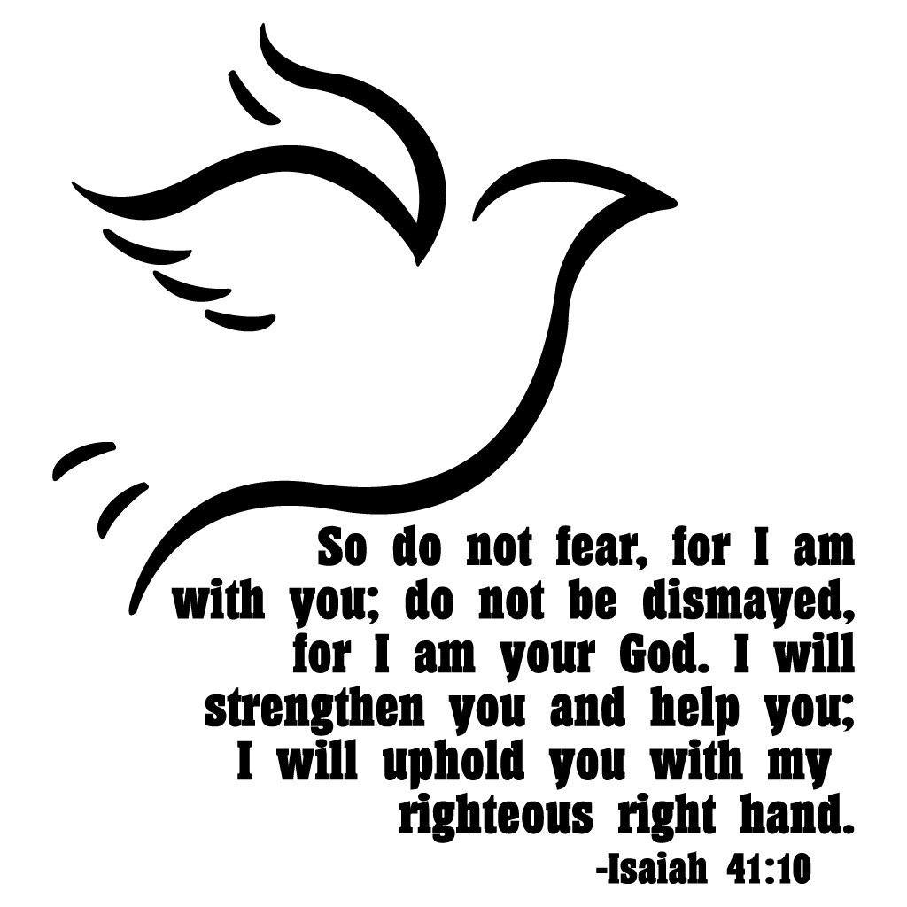 Religious Themed T-shirt Isaiah 41:10 - FREE SHIPPING