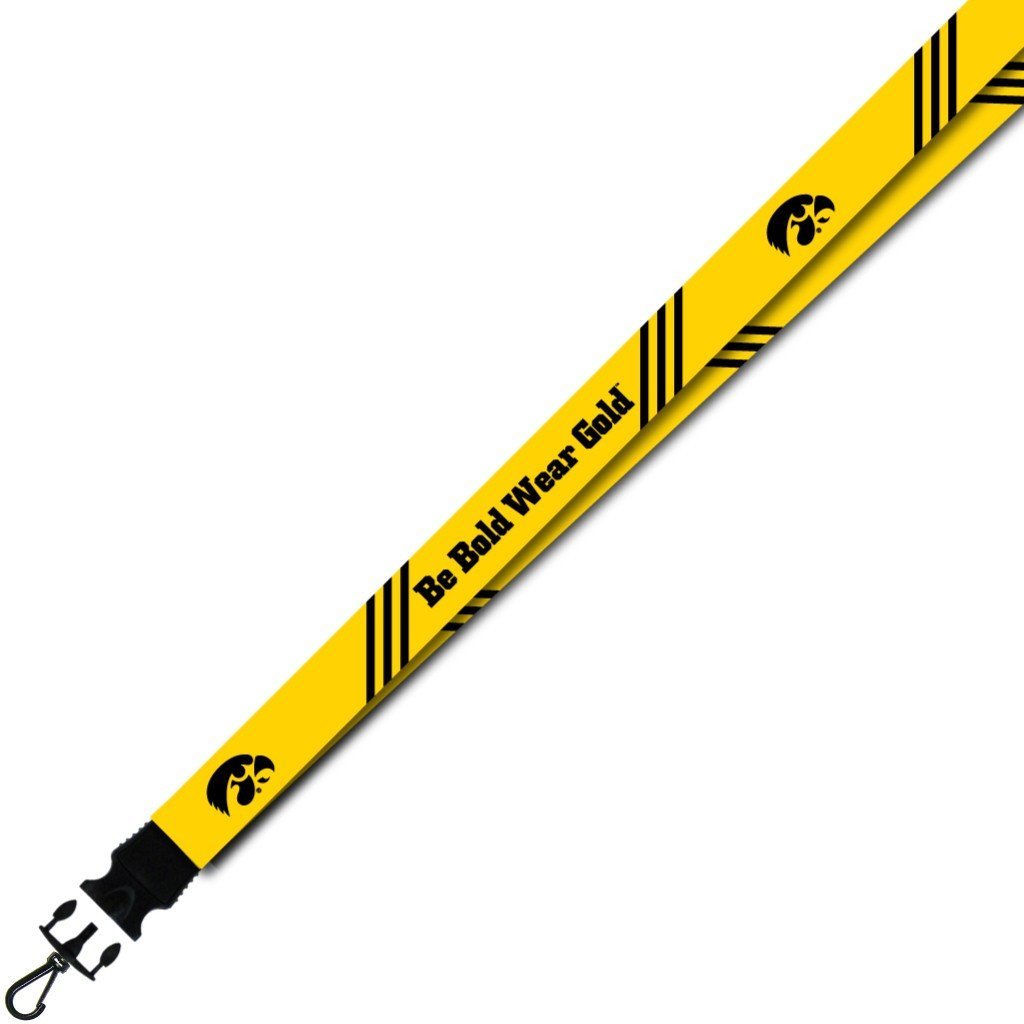 University of Iowa - Lanyard - Stripes Design