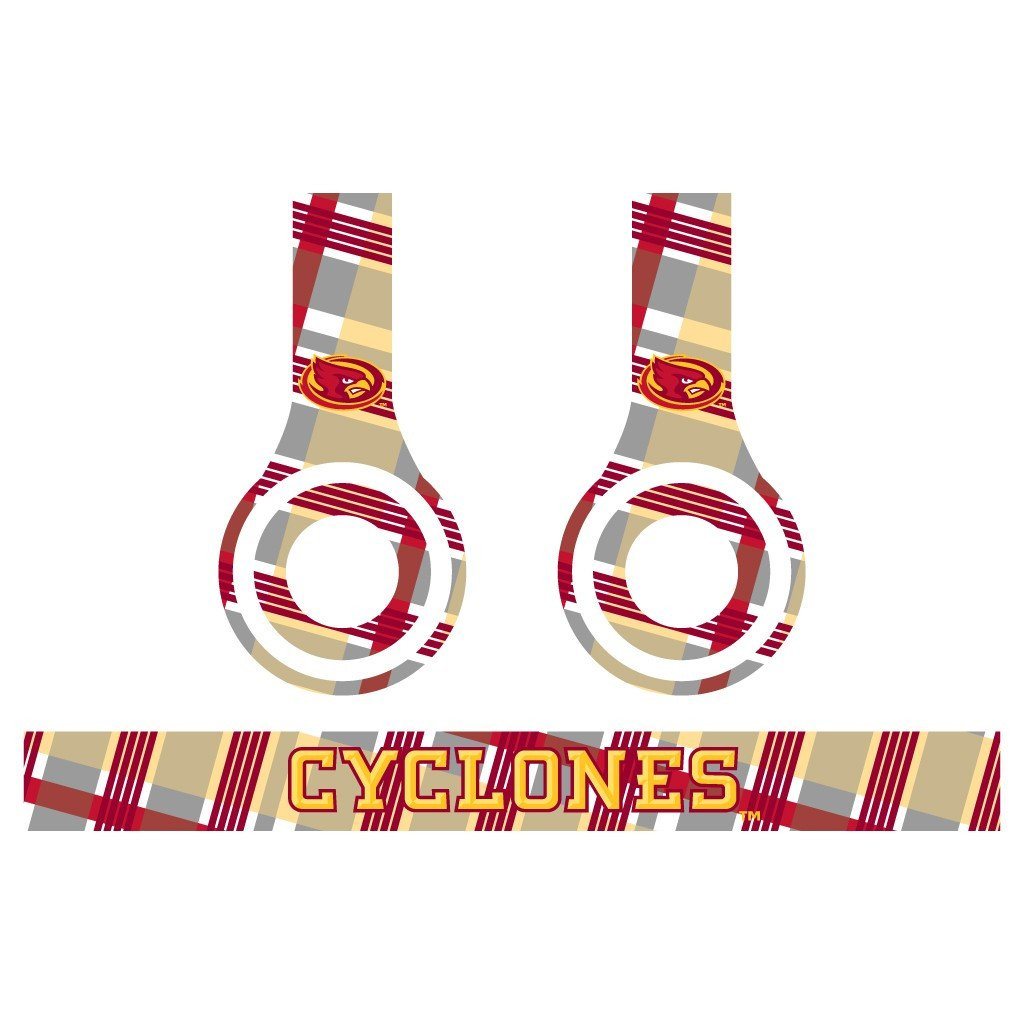 Iowa State Skins for Beats Solo HD Headphones - Set of 3 Patterns FREE SHIPPING