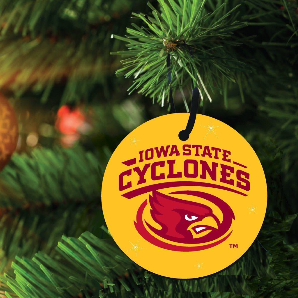 Iowa State University Ornament - Set of 3 Shapes - FREE SHIPPING